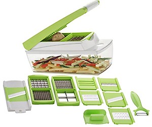 Speedwell 12 in 1 Fruit & Vegetable Graters, Slicer, Chipser, Dicer, Cutter Chopper price in India.