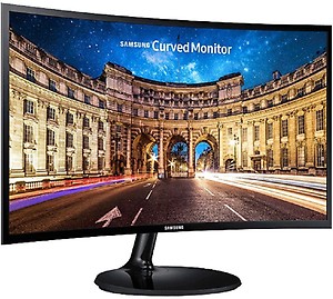 SAMSUNG 23.8 inch Curved Full HD LED Backlit VA Panel with 1800R, HDMI, Audio Ports, HDMI, Flicker Free Slim Design Monitor (LC24F390FHWXXL/LC24F392FHWXXL)  (AMD Free Sync, Response Time: 4 ms, 60 Hz Refresh Rate) price in .