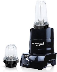 Sunmeet 600-watts Mixer Grinder with 2 Bullet Jars (530ML and 350ML) EPMG694