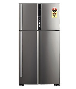 Hitachi R-V720Pnd1Kx1(Sts) 655 L Glass Door Refrigerator Stainless Steel price in India.