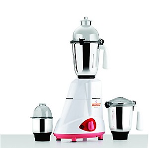 Kanchan 750 Watts Tristar Mixer Grinder with 3 Stainless Steel Jars White price in India.