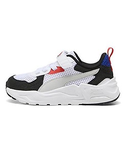 PUMA Trinity Lite Mid 90s Sneakers - White/Vivid Blue/Red Fire Freeoffer