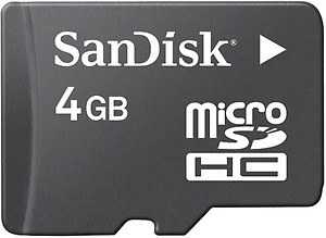 SanDisk 4GB Memory Card price in India.