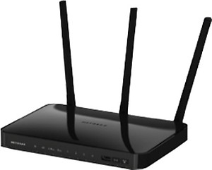 NETGEAR AC Dual Band Wi-Fi 750 Mbps Wireless Router  (Black, Single Band) price in India.