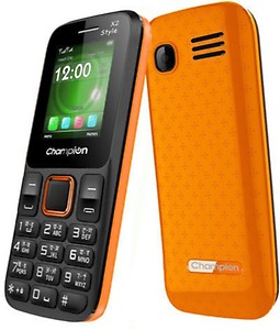 Champion X2 Style Dual SIM Mobile (Red) price in India.