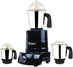 Sunmeet MA ABS Body MGJ 2017-72 MA MGJ 2017-72 600 Mixer Grinder (3 Jars, Multicolor) price in India.