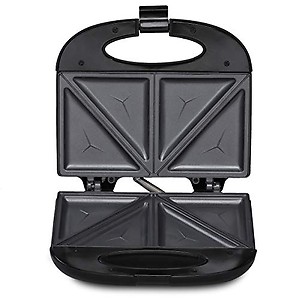 AGARO Elegant Sandwich Toaster 750 Watts with Fixed Plates (Black) price in India.