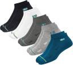 Men & Women Solid Ankle Length  (Pack of 5)