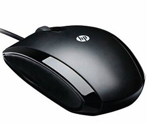 HP KY619 3 Button USB 2.0 Optical Wired Mouse(Black price in India.