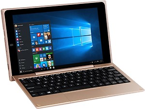 venturer B Series Intel Atom Quad Core 4th Gen 2375M - (2 GB/32 GB HDD/64 GB SSD/32 GB EMMC Storage/Windows 10 Home/2 GB Graphics) WT9803W97DG 2 in 1 Laptop(10.1 inch, Gold, 1.084grms kg, With MS Office) price in India.