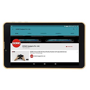 DOMO Slate S8 1 GB RAM 8 GB ROM 7 inch with 4G Tablet (Gold) price in India.