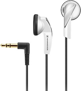 Sennheiser MX 365 Earbud Headphone with Powerful Bass (White) price in India.