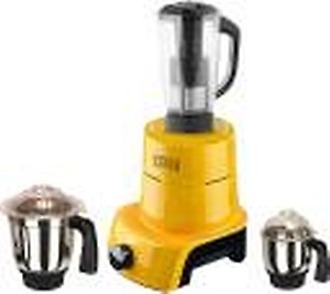 Masterclass Sanyo 600 Watts Prst Golden Mixer Grinder With 2 Steel Jar (1 Large steel Jar, 1 Chutney steel Jar) Made in India. (ISI Certified) price in India.