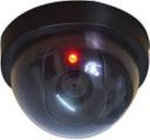 TOKEZO Fake Security CCTV Camera Dummy Camera with Flashing Red LED Lights for Office and Home price in India.