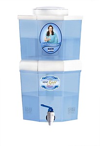 KENT Gold Optima (11016) 10 L Gravity Based + UF Water Purifier(White, Blue) price in India.