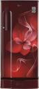 LG 188 L 3 Star Inverter Direct-Cool Single Door Refrigerator (GL-D191KSDX, Scarlet Dazzle, Base Stand with Drawer) price in India.