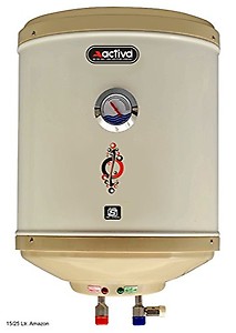 ACTIVA 25 LTR Storage 5 Star 2 KVA Geyser with Special Anti Rust Coating Metal Body,HD ISI Element Hotline (Ivory) price in India.