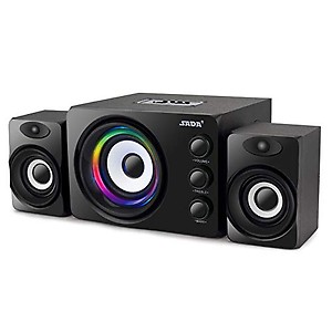Generic SADA D-206 Computer Speaker LED Colorful Wireless Bluetooth Speaker Wired Control Speaker price in India.