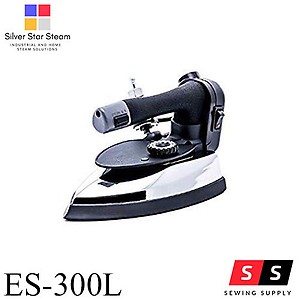 Silver Star STEAM 1300W 220V Electric Steam Iron ES-300L with 4.0 L.Water Tank 1300 Watts price in India.