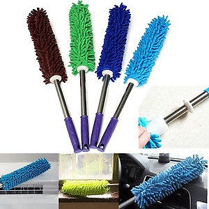 Kudos round microfiber duster cloth assorted colour pack of 1 pc