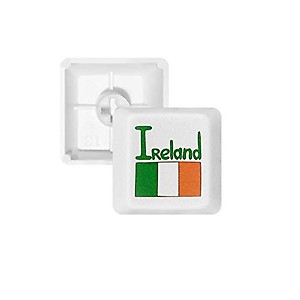 Ireland National Flag Green Pattern PBT Keycaps for Mechanical Keyboard White OEM No Marking Print price in India.