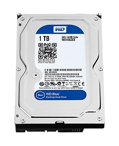 WD Blue WD10EZEX 1 TB Internal Hard Drive  (Interface: SATA III, Form Factor: 3.5 inch) price in India.