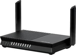 NETGEAR RAX20-AX1800 1800 Mbps Router  (Black, Dual Band) price in India.