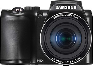 SAMSUNG WB100 Point & Shoot Camera  (Black) price in India.
