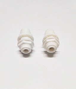 Quenchit Plastic 2 Nos Quick Fit Bulk Head Connectors 1/4-inch for RO and Water Purifiers (White, 0.5 Quart) price in India.
