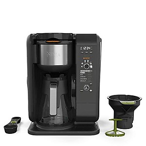 Ninja Ninja Hot and Cold Brewed System, Auto-iQ Tea and Coffee Maker with 6 Brew Sizes, 5 Brew Styles, Frother, Coffee & Tea Baskets with Glass Carafe (CP301) price in India.