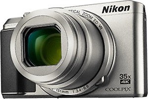 NIKON A 900  (20 MP, 35x Optical Zoom, 4x Digital Zoom, Black) price in India.
