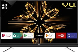 Vu 124cm (49 inch) Ultra HD (4K) LED Smart Android TV  (49SU131_V1) price in India.