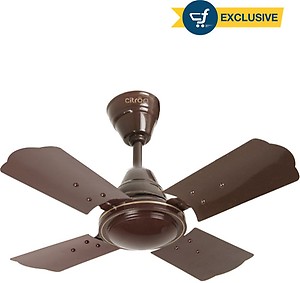 CITRON CF002 (Pack of Two) 4 Blade Ceiling Fan  (Brown) price in India.
