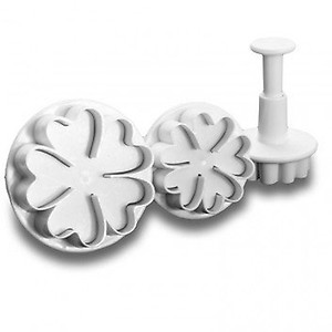 Shopo's 3 Pcs Calyx Leaves Fondant Cake Icing Decorating Plunger Cutter Set price in India.
