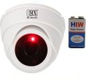 VGMAXDummy Security Process Camera Indoor & Outdoor Fake Dummy Security Camera Simulated CCTV Dome Cameras with Red LED Light-Multicolor price in India.