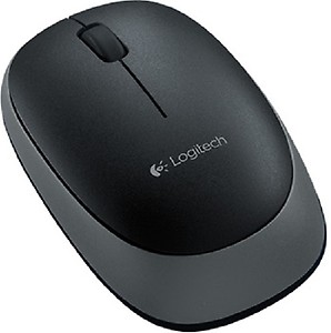 Logitech M165 Wireless Mouse Black price in India.