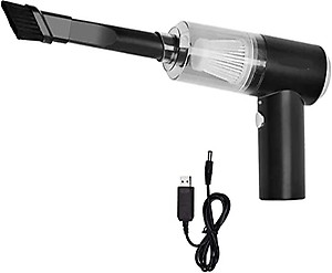 RIVUGJA Keyboard Cleaner, Hand Held Cordless Computer Vacuum Cleaner Air Duster Handheld Wireless Car Cleaner with Battery Operated with LED Light for Home Car Pet Gift Cleaning Gel(Black) price in India.