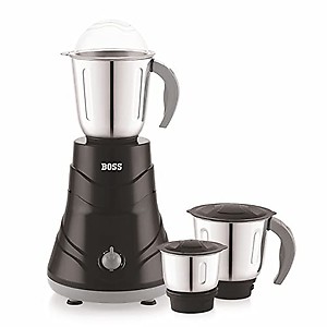BOSS Alpha Mixer Grinder, 750 Watt, 3-Speed with Overload Protection, 3 Jars, Pink price in India.