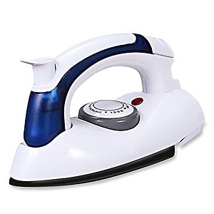 HEMJEX Travel Mini Electrical Steam Iron Foldable and Portable Mini Iron Press with Folding Handle with Teflon Base Plate Compact & Lightweight price in India.