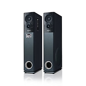 Impex Tower Speaker 100 Watts 2.0 Channel THUNDER-T3 With Remote and Wireless Mic, Tower Speaker Supports Bluetooth, USB, SD, TF, FM Radio, UX, 1 Year Warranty (Black) price in India.