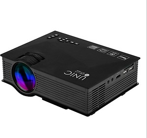 UNIC UC46 1200 lm LED Corded Portable Projector  (Black) price in India.