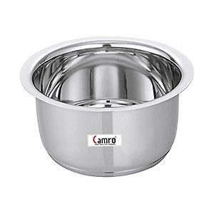 Camro Induction Bottom Tope (16 No, 4 Liters) | (Encapsulated Bottom) Container/Tope/Patila/Bhagona/Cookware | Gas Stove Compatible | 15+Years of Innovation and Quality price in India.