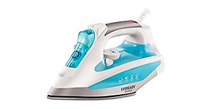 Eveready Si1410 Steam Iron White Blue price in India.