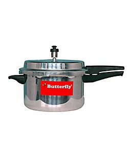 Butterfly Standard Plus 3 Ltr Aluminium pressure cooker witn induction base price in India.