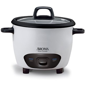 Aroma Housewares 6-Cup (Cooked) (3-Cup UNCOOKED) Pot-Style Rice Cooker (ARC-743G) price in India.