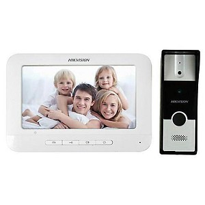 NAVKAR SYSTEMS Hikvision VDP DS-KIS204 7-inch Upgraded Video Door Phone (Grey/White) price in India.