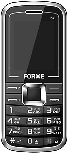 Forme D9 Cheapest GSM Dual Sim, Wireless FM, Camera Mobile Phone price in India.