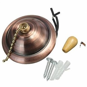 Sellify red bronze : Generic Universal Colorful Ceiling Fan Light Wall light Pull Chain Switch AC 3A/125-250V-red bronze price in India.