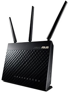 ASUS RT-AC68U 1900 Mbps Gaming Router  (Black, Dual Band) price in India.