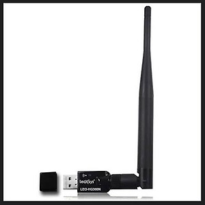 Leoxsys LEO-HG300N High gain Wireless Wifi USB adapterwith 3dbi External Antenna price in India.